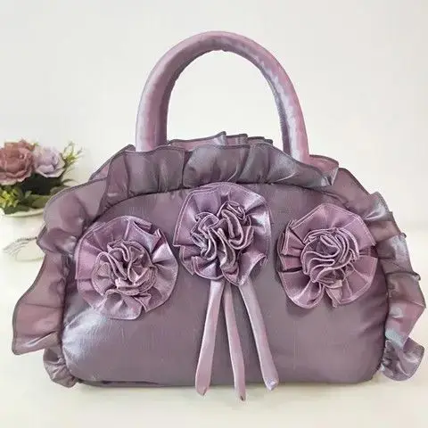 Sac à main gothique violet Y2K pour femme