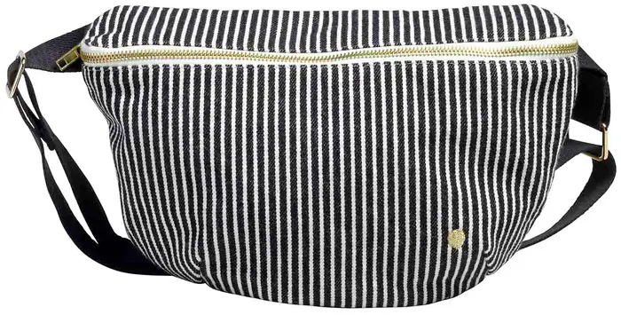 Sac banane Basile Caviar 19 x 28