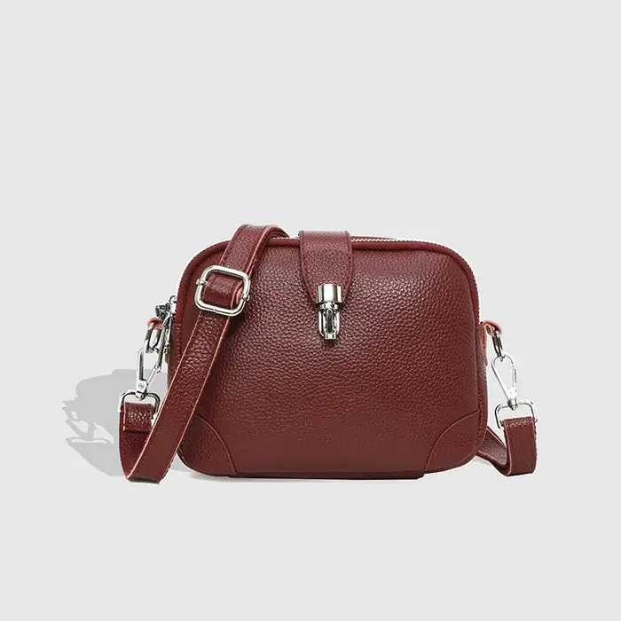 Sac à main en cuir de vachette 2024 couches pour femmes