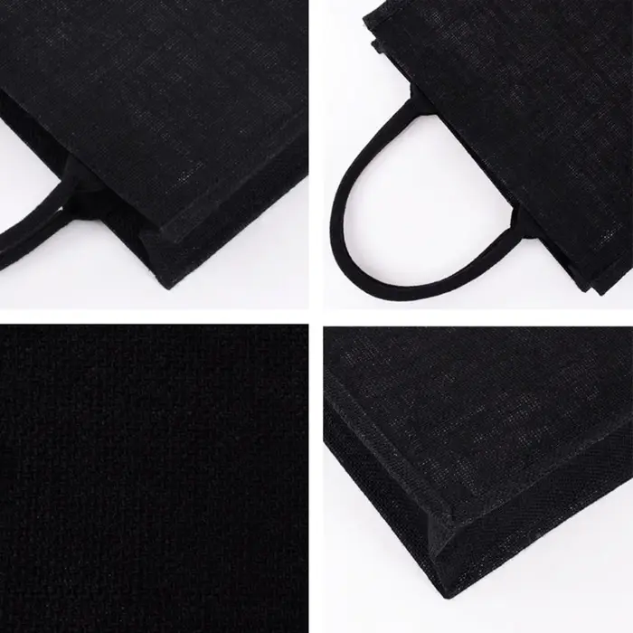 Sac à main en Jute noir pour femmes