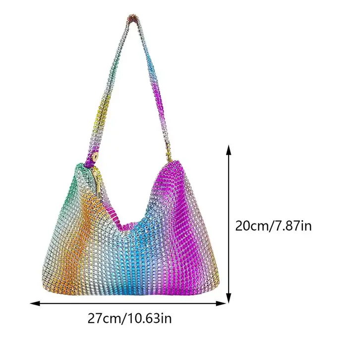 Pochette de soirée à paillettes pour femme