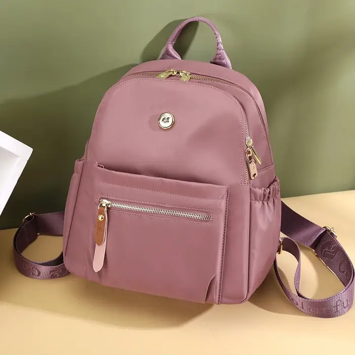 Mode haut de gamme femmes sac à dos grande capacité de livre A4 école sac à dos de haute qualité tissu Durable femme voyage sac à dos sac