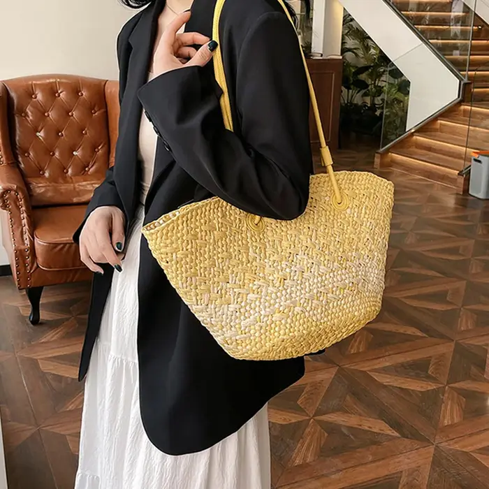 Sac tissé de couleur dégradée