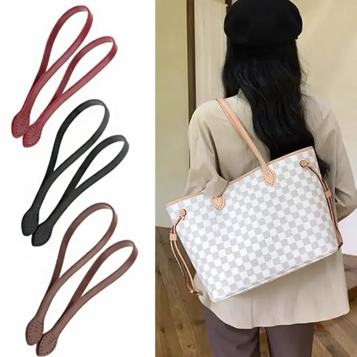 1 paire de sangles de sac à bandoulière en cuir PU