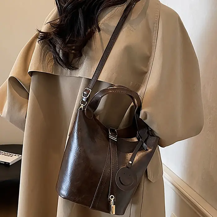 Sac seau rétro à la mode pour femmes