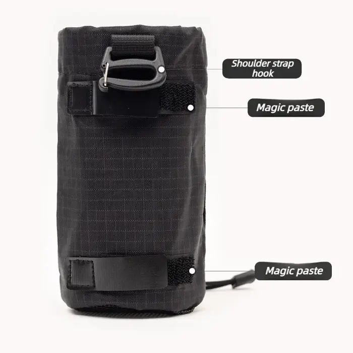 Sac à bandoulière extérieur avec support pour gourde de voyage, pochette suspendue pour bouteille d'eau, rangement pour téléphone portable, randonnée, camping, sports