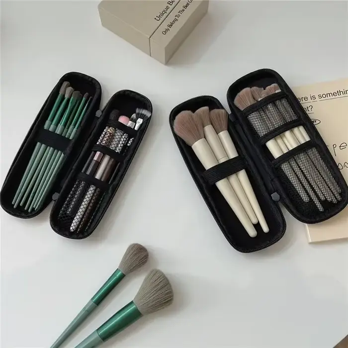 Sacs de rangement de cosmétiques noirs