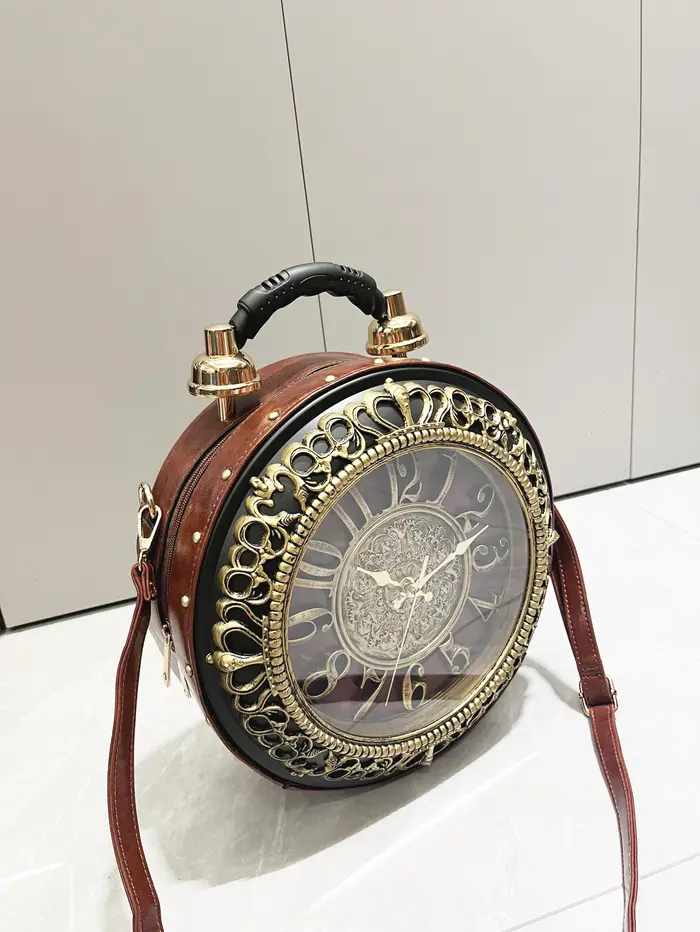 Sacs à main et sacs à main de luxe de styliste, sacs à bandoulière amusants en forme d'horloge, sac