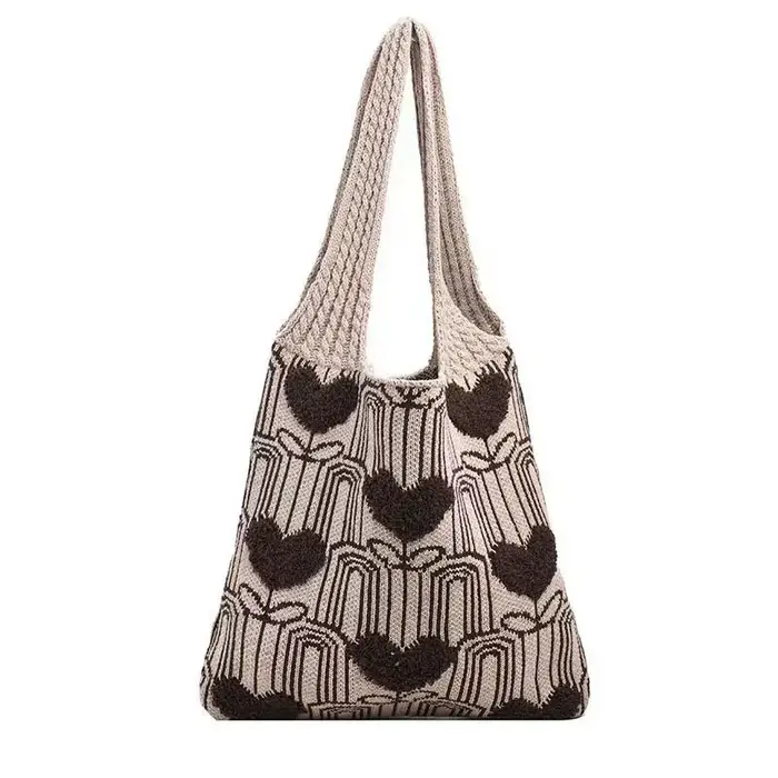 Sac fourre-tout en crochet pour femme
