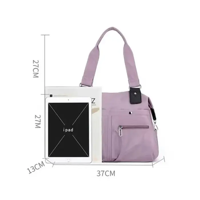 Sac fourre-tout sac à main sac à bandoulière pour femmes en Nylon imperméable grande capacité Shopping sac
