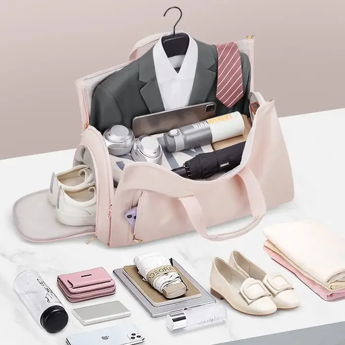 Sac de Rangement Personnalisé en Cuir PU Pliable