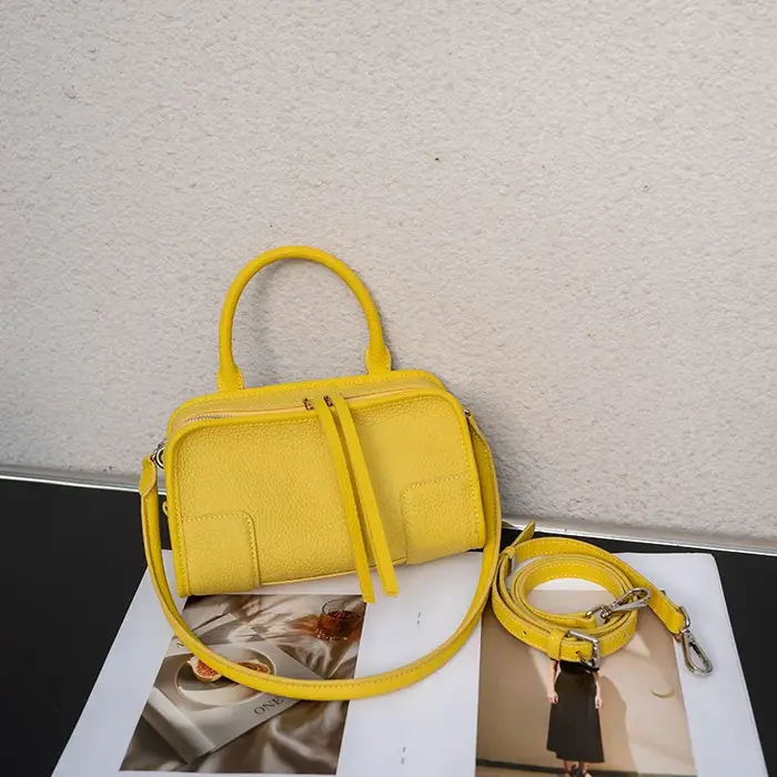 Sac à main de luxe en cuir véritable pour femme