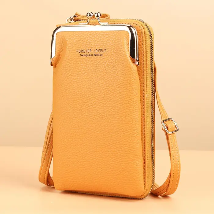 Mode petit bandoulière téléphone pochette sacs femmes Mini portefeuille en cuir épaule sac de messager dames