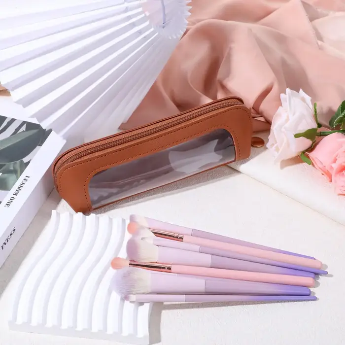 Petite pochette de maquillage transparente