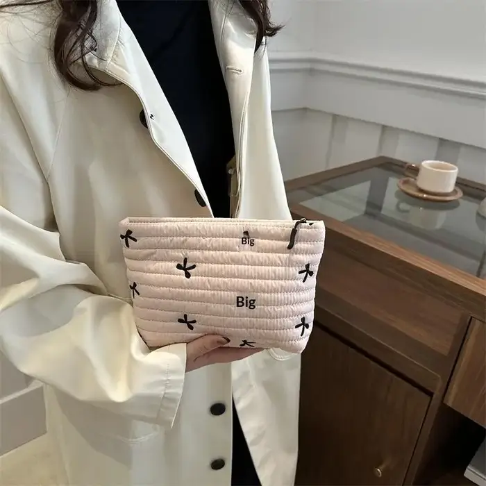 Sac à main coréen élégant avec nœud papillon