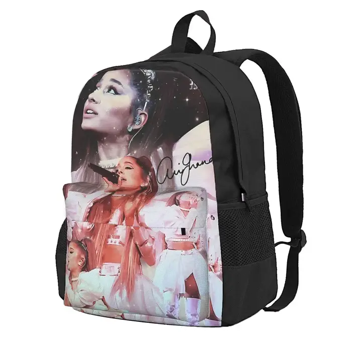 Musique R et B le meilleur chanteur Ariana Grande sacs à dos garçons filles Bookbag étudiants