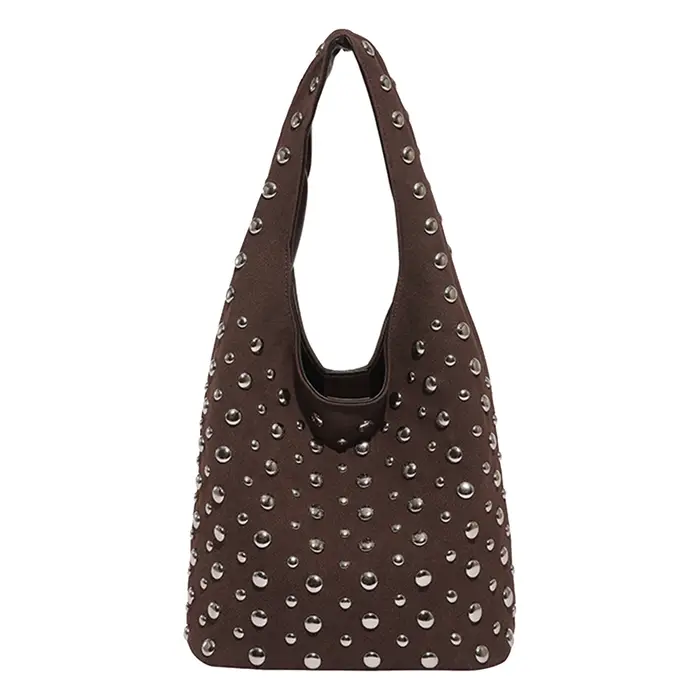 Sac hobo élégant à clous