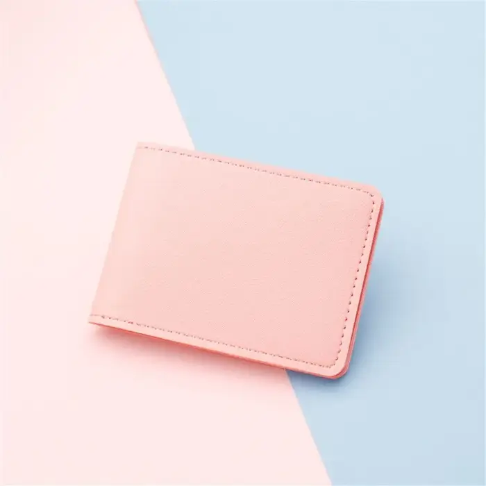Mini porte-cartes d'identité, porte-cartes de crédit d'affaires, organisateur en cuir PU, sac pour c