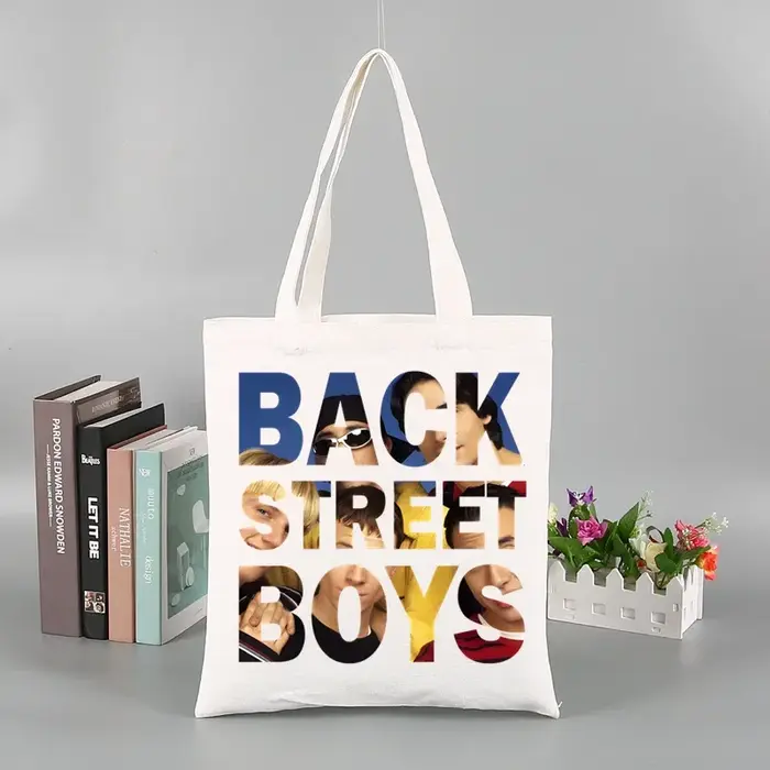 Sac fourre-tout en toile imprimée Ulzzang