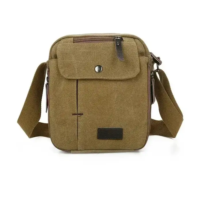 Sac carré au design vintage, sac de voyage à fermeture éclair tout assressenti, sac à bandoulière dé