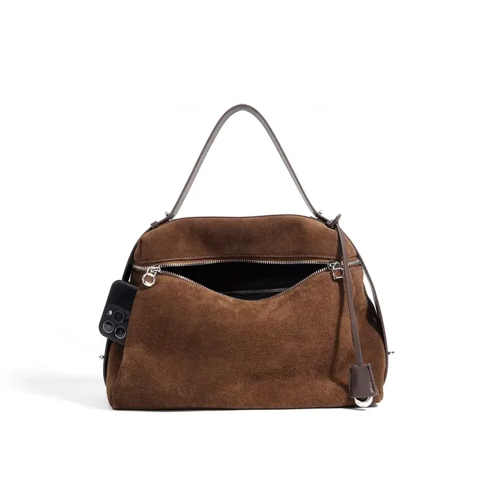 Sac à main Premium 2025 automne hiver daim cuir Boston sac épaule sac à bandoulière femmes minimalis
