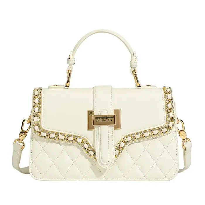 Sac à main de marque pour femmes, nouvelle chaîne tendance, Texture Premium, sac à bandoulière avec