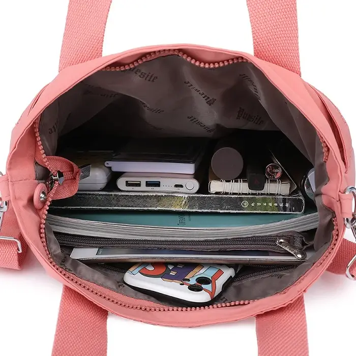Sac à bandoulière décontracté en tissu Oxford pour femme