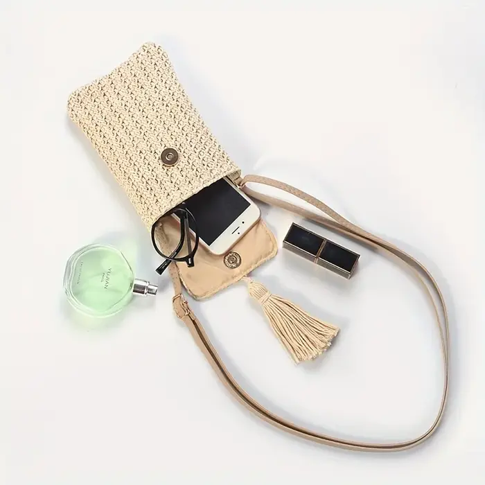 Sac de plage en paille pour femmes