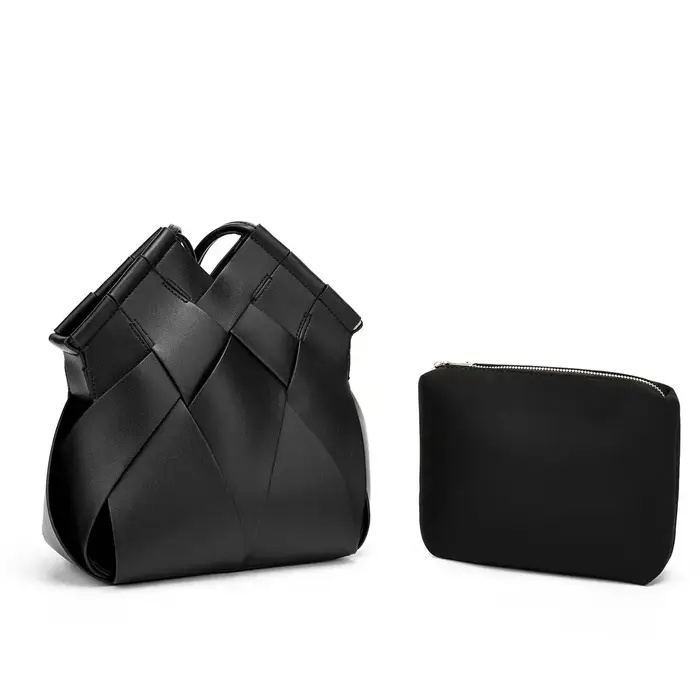 Sac à main décontracté à la mode Style de rue matériau PU fermeture en forme de seau sac pour femme de taille moyenne