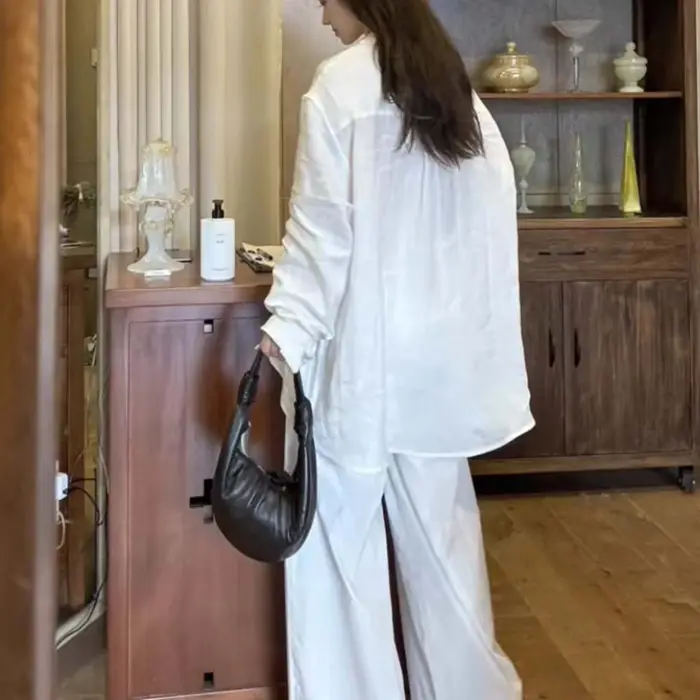 Sac Croissant Mini en Cuir Véritable, Sac Croissant en Peau de Mouton, Sac Porté Épaule, Sac Dumplin