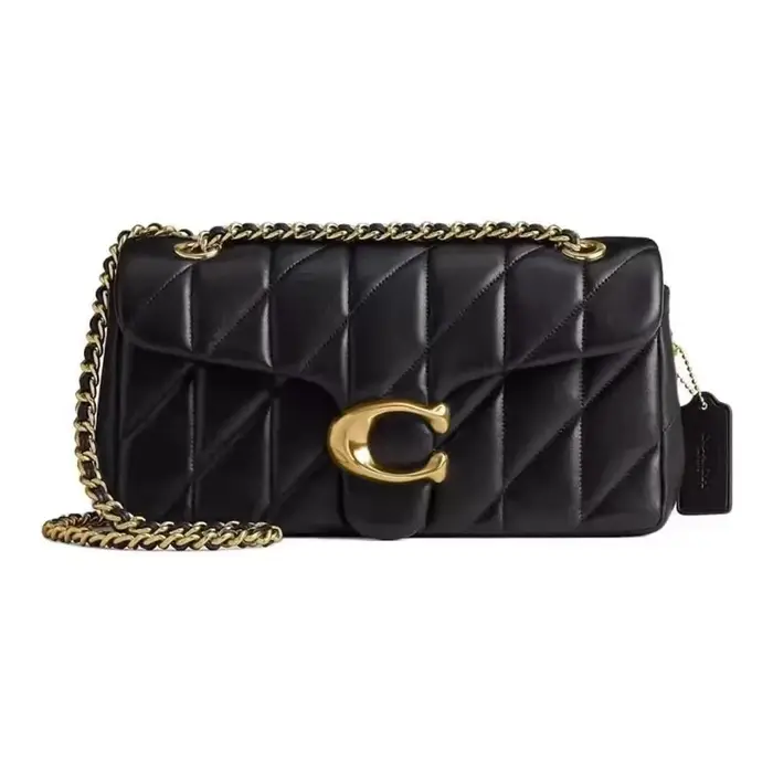 Sac messager classique 2026 à motif losanges, petit sac carré