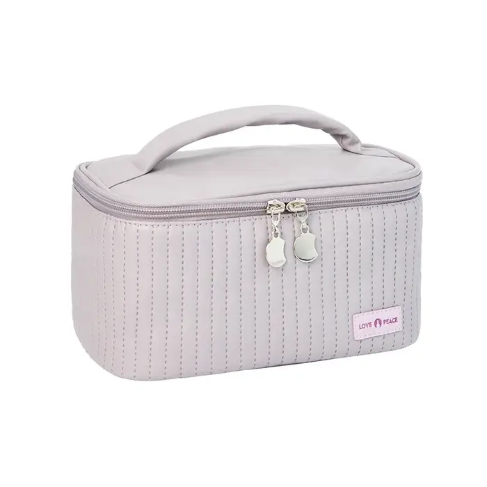 Sac de maquillage de gâteau en cuir PU