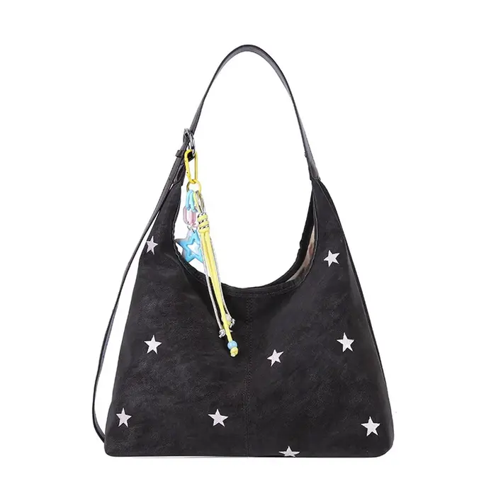 Sac fourre-tout brodé d'étoiles
