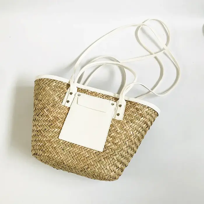 Sacs à main en rotin fait main pour femmes, panier de styliste WUNICEF tissé en paille de plage d'ét