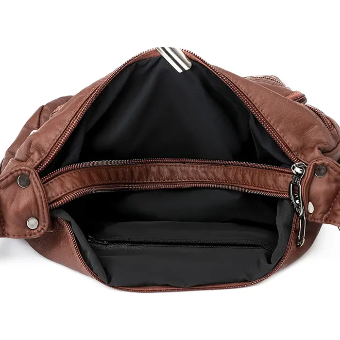 Sac à main multi-poches pour femmes d'âge moyen