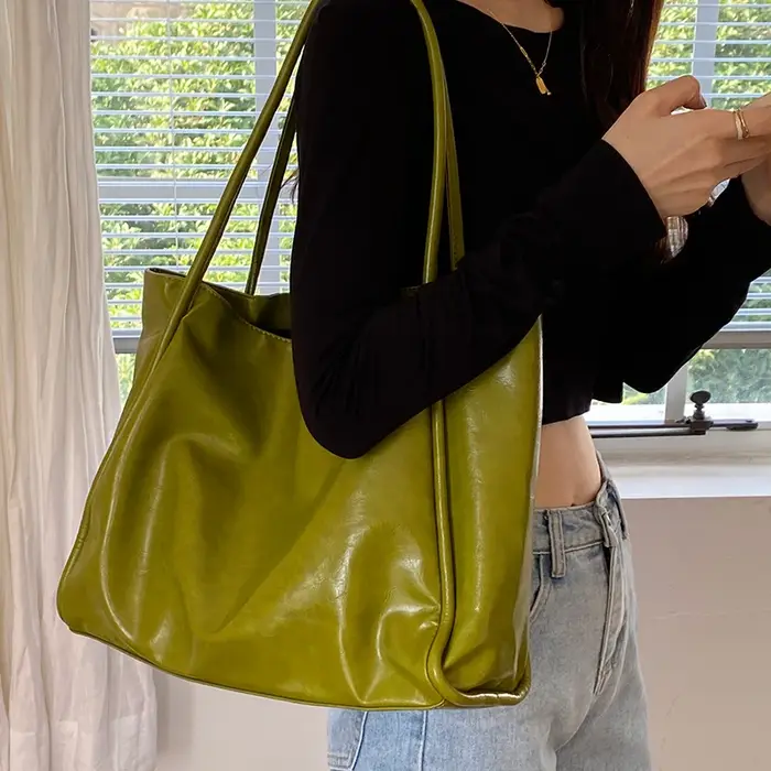 Sac à main Vintage vert pour femmes