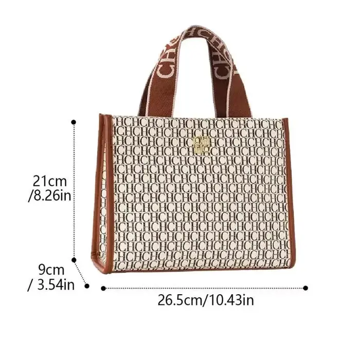 CH mode monogramme impression haute qualité métal Logo décontracté léger marque de luxe concepteur 2025 nouveau sac