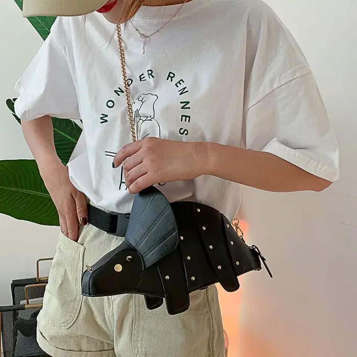 Triceratops Mini sac à bandoulière pour femmes sacs à main