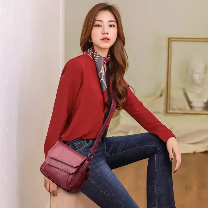 Sacs à main de luxe en cuir souple pour femmes