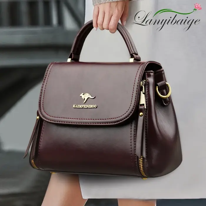 Sac pour femmes 2024 marque Design mode sacs à bandoulière de luxe en cuir souple Sac