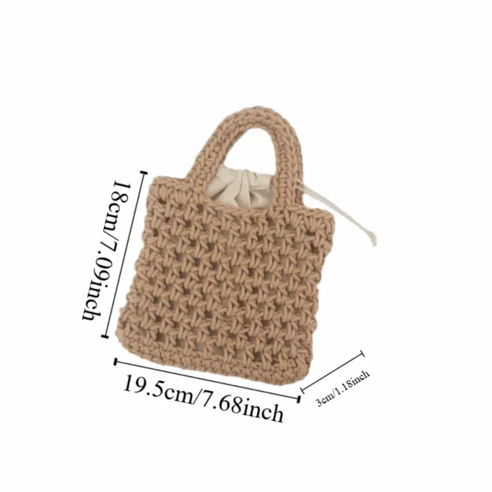 Nouveau sac en crochet bohème