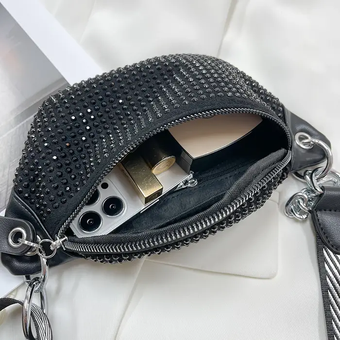 Sac banane vintage de luxe pour femme