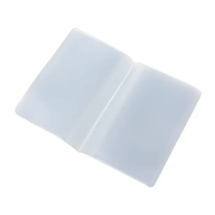 Q1QA – pochette transparente en plastique PVC pour carte de crédit