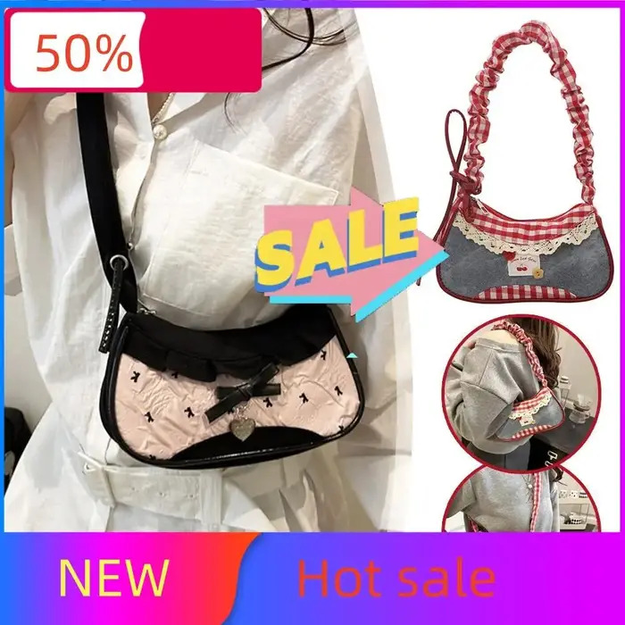 2025 nouveaux Mini sacs à main Cowboy arcs conception sous les bras sac mignon sac à bandoulière décontracté Niche