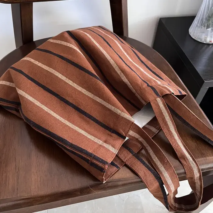 Sacs à main rayés orange vintage pour femmes