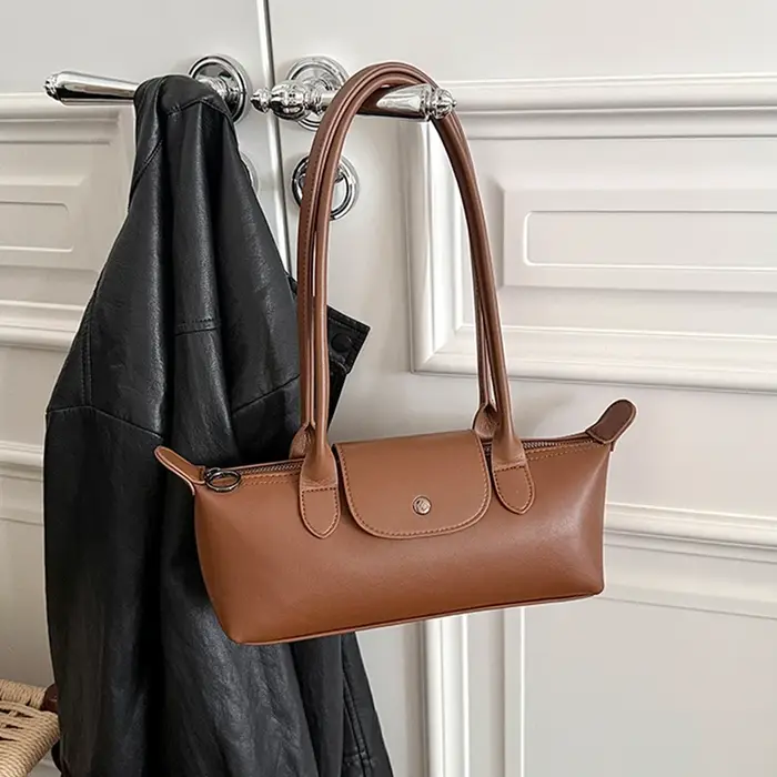 Sac à main marron grande capacité pour femme