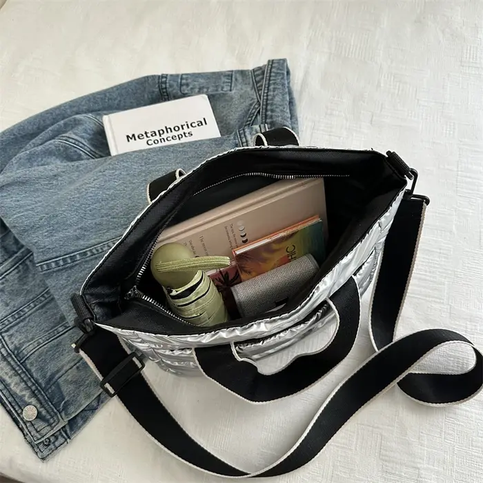Sac fourre-tout matelassé de luxe pour femmes