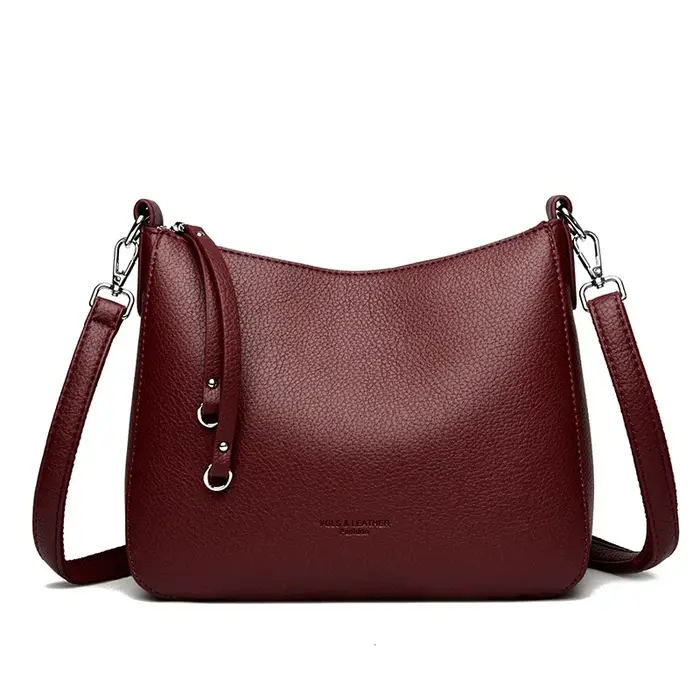 Sacs à bandoulière en cuir souple pour femmes