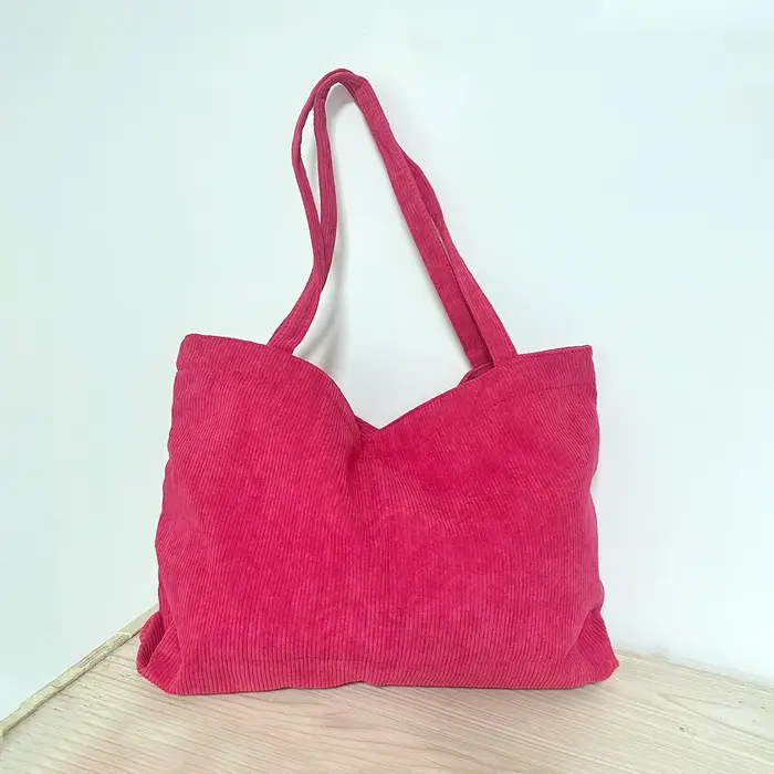 Sac à main en velours côtelé pour femmes