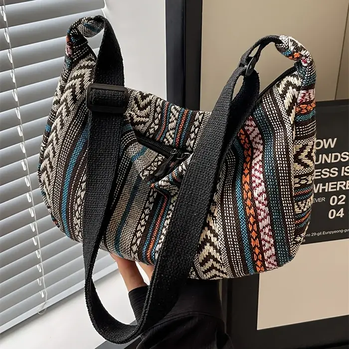 Sac à bandoulière de style tribal